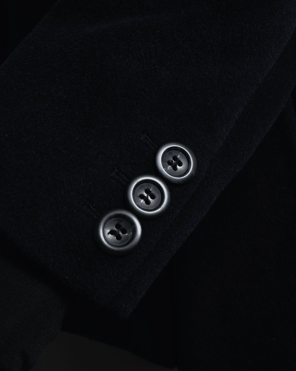 Abrigo doble botonadura estilo pea coat de los años 90-00 de "Max Mara"