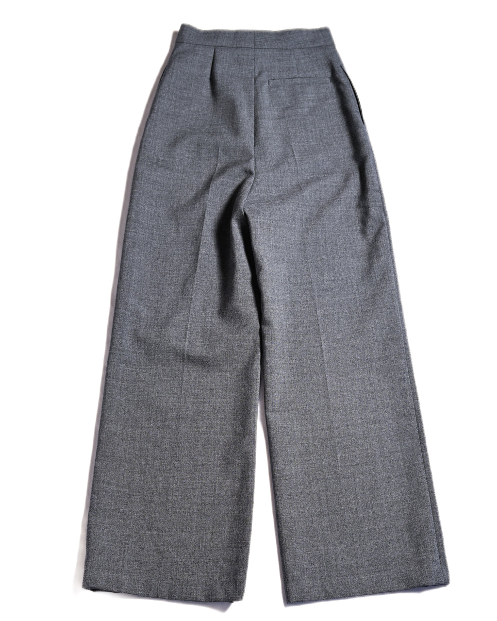 LOEWE by Jonathan Anderson/ High Waisted Beautiful Straight Silhouette Trousers Gray