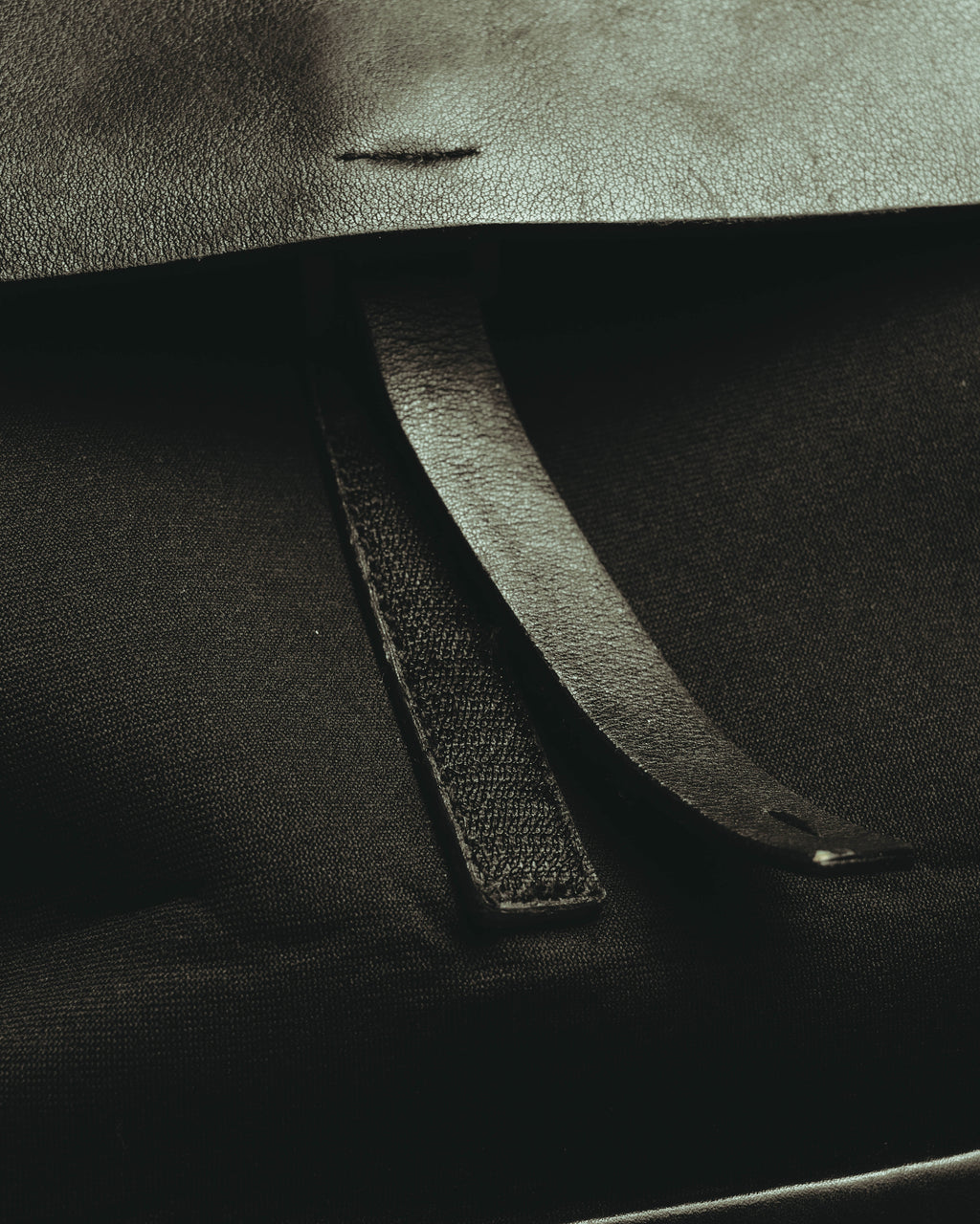 “PRADA” 90’s-00’s Nylon and leather flap messenger bag