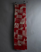 "Christian Dior" Logo pattern twill muffler