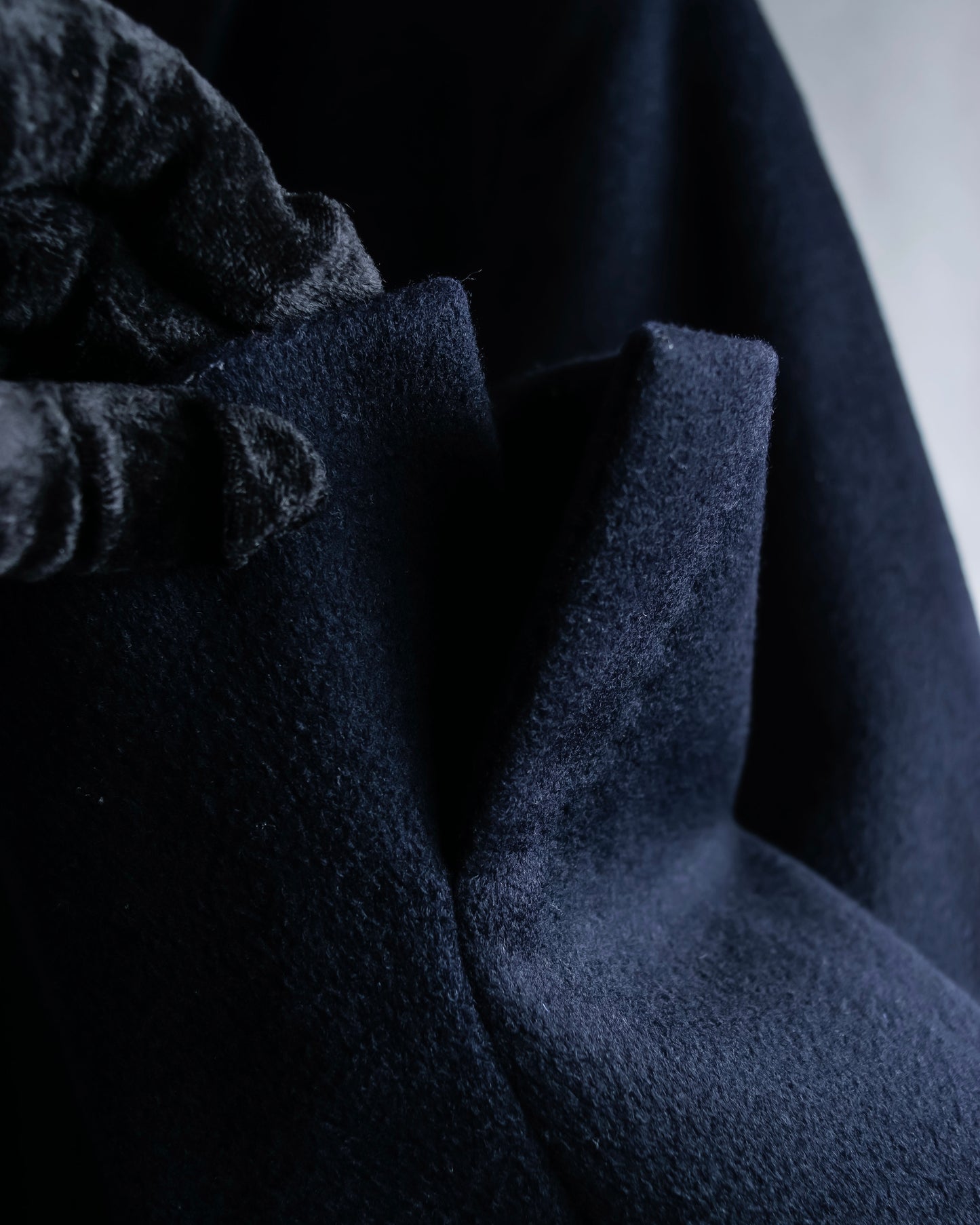 "Max Mara" Front pocket detail maxi length cashmere mix maxi length coat