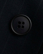 "YVES SAINT LAURENT" 00's shadow stripe pattern beautiful tailoring set up