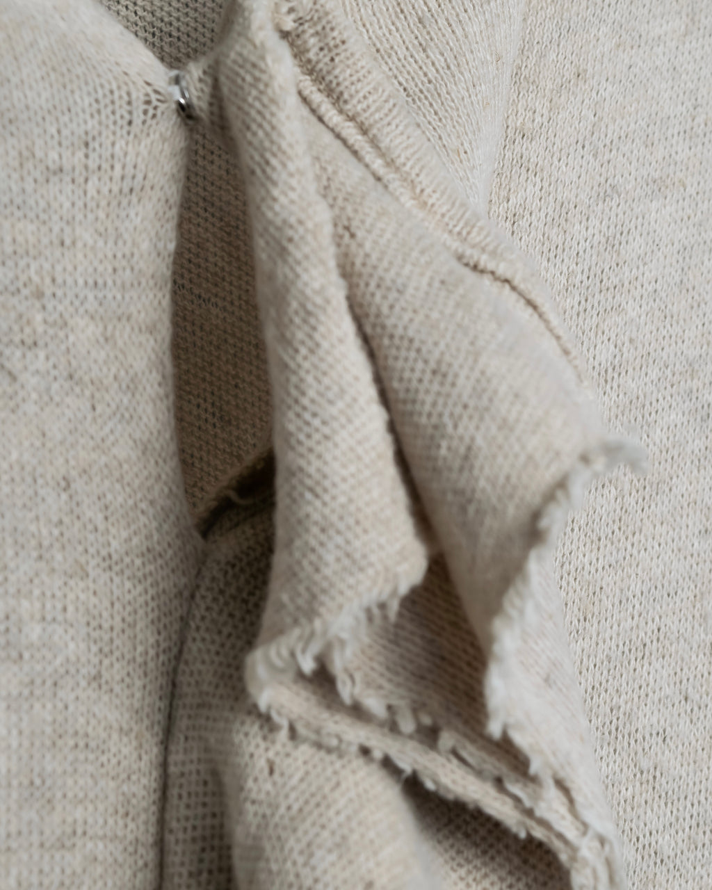 "Y's" Linen cotton mix ruffle design tank top