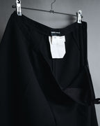 "GIORGIO ARMANI" 90’s Minimalist straight-leg virgin wool slacks