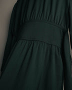 –SPECIAL– "CELINE" 80's Elegant belted double breasted long coat