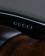 "GUCCI" Butterfly frame GG logo engraved sunglasses