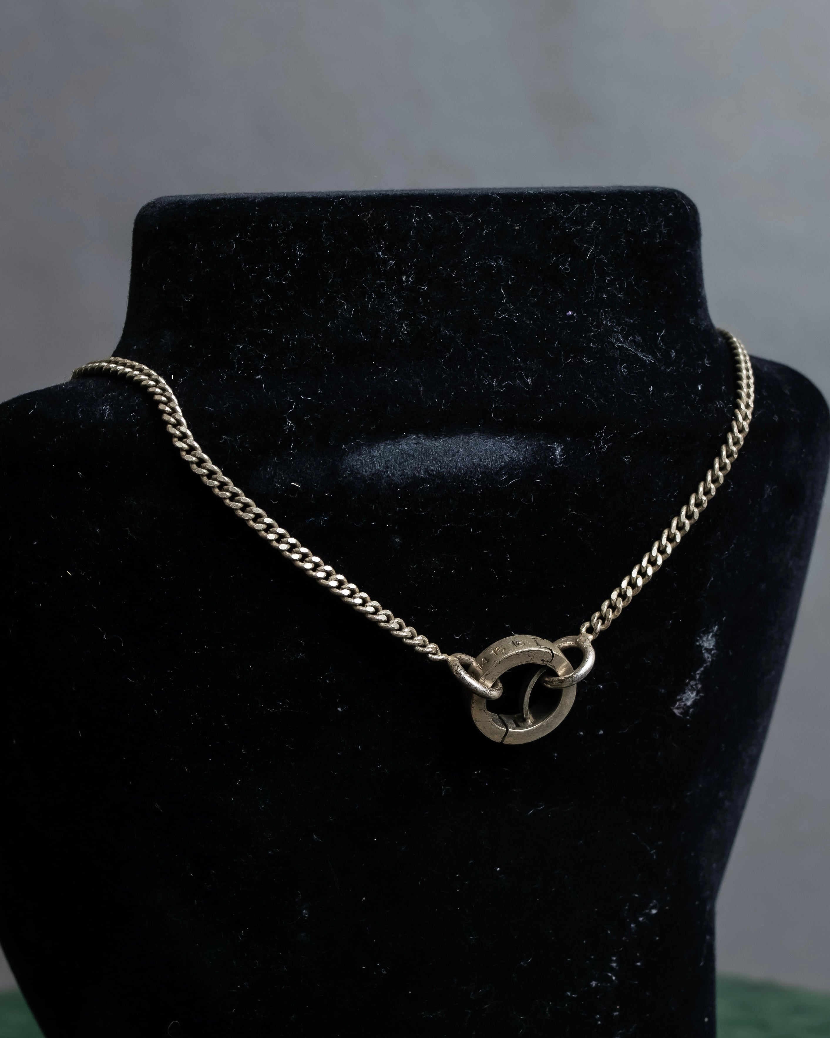 "MAISON MARGIELA" Geometric symbol motif adjustable length necklace