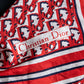 "Christian Dior" Trotter line monogram pattern scarf