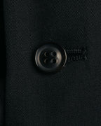 -SPECIAL- “Y’s” 90’s long tailored leather-trimmed vest