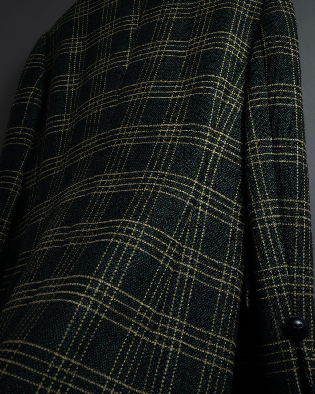 "Christian Dior" Windowpane check tailored jacket