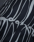 "GUCCI" Handwritten calligraphy pattern silk shirt