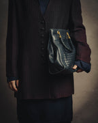 -SPECIAL- “Bottega Veneta” 00’s intrecciato braided handle oversized leather tote bag