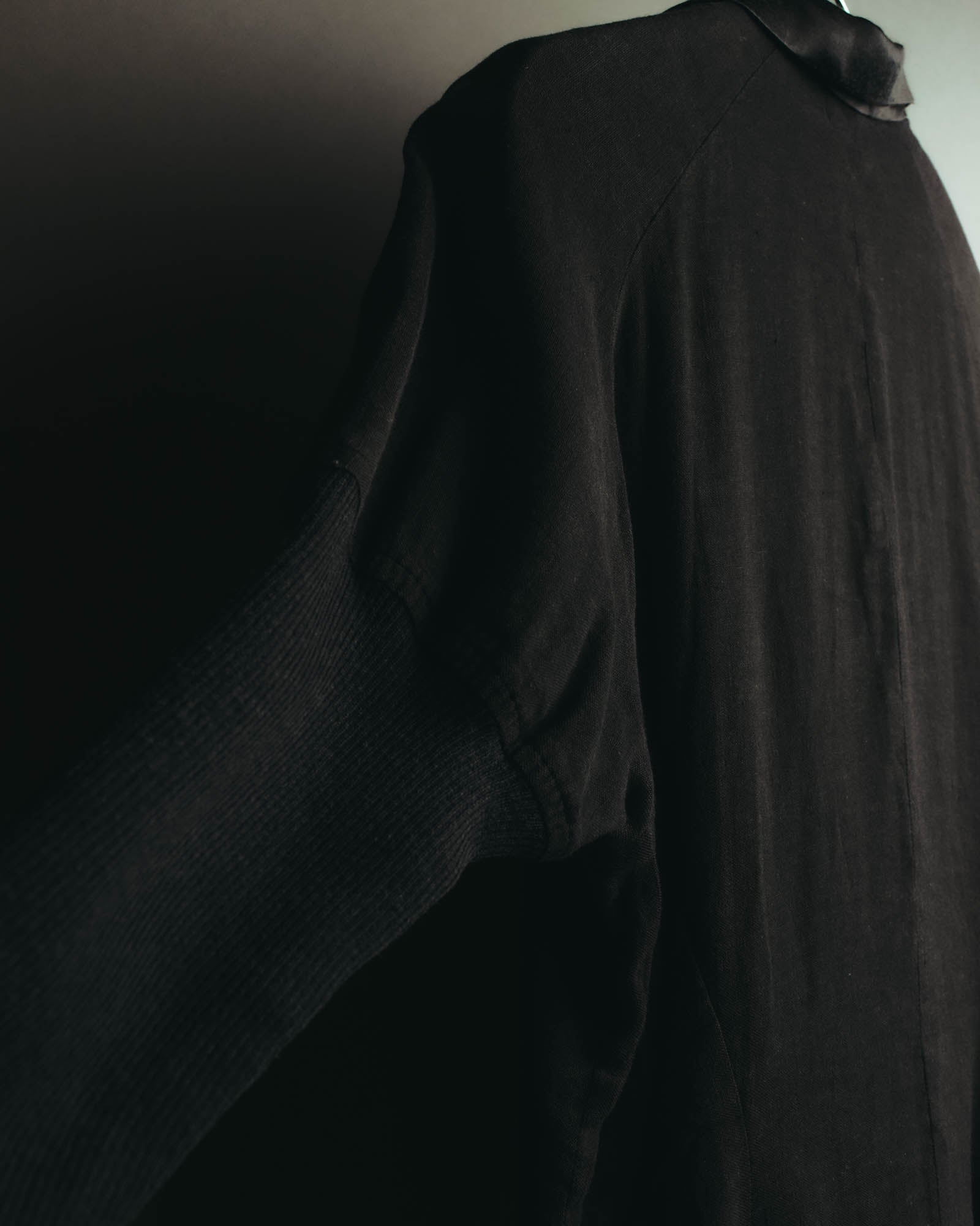 "i wish Y's bis" late 80's-90's Relaxed linen cotton long jacket