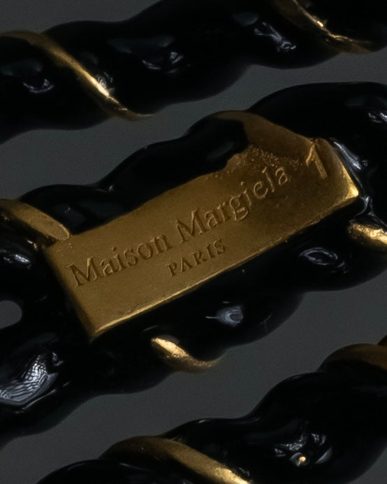 "MAISON MARGIELA" Twisted cord design brass bangle