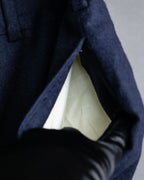 Vintage no tuck wide tapered slacks