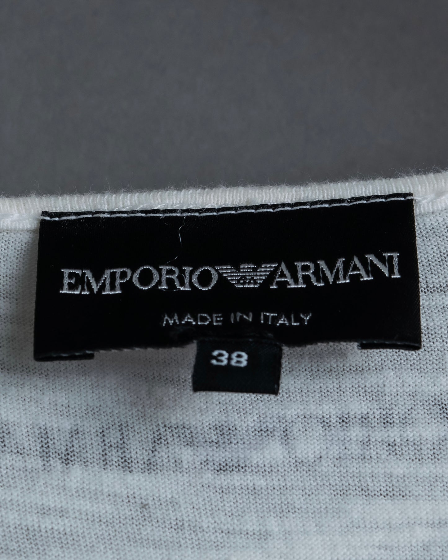 "Emporio Armani" Trompe l'oeil design T-shirt