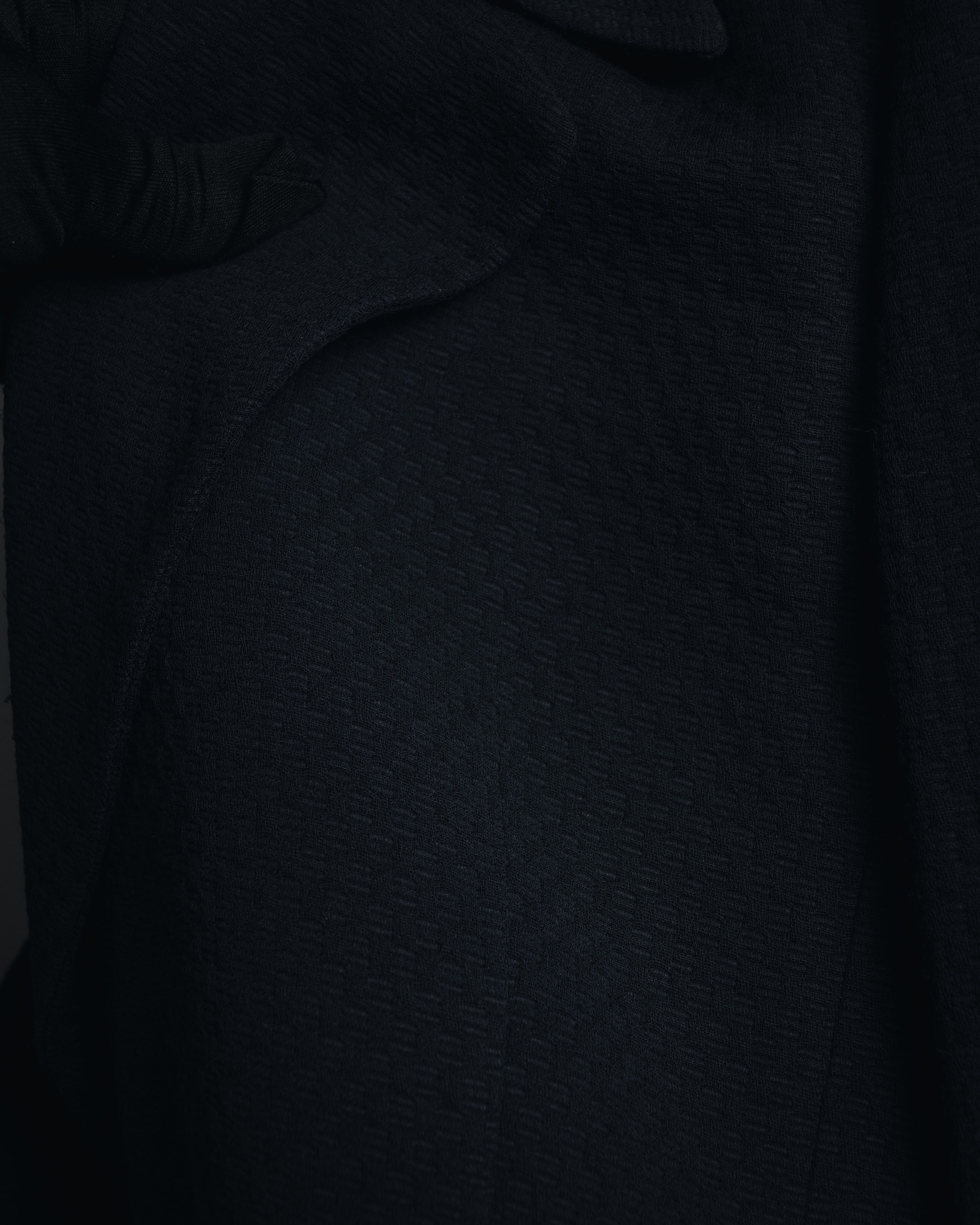 "FENDI" 80’s-90’s viscose blend structured tailored jacket