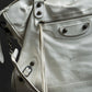 "BALENCIAGA" Ivory color city series hand bag