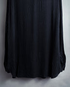 "Saint Laurent Paris" Jacquard pattern silk black shirt