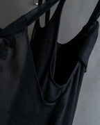 "FENDI" Gathered frill design sleeveless dress