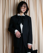 "MAISON MARGIELA" 20AW No-collar design wool tailored jacket