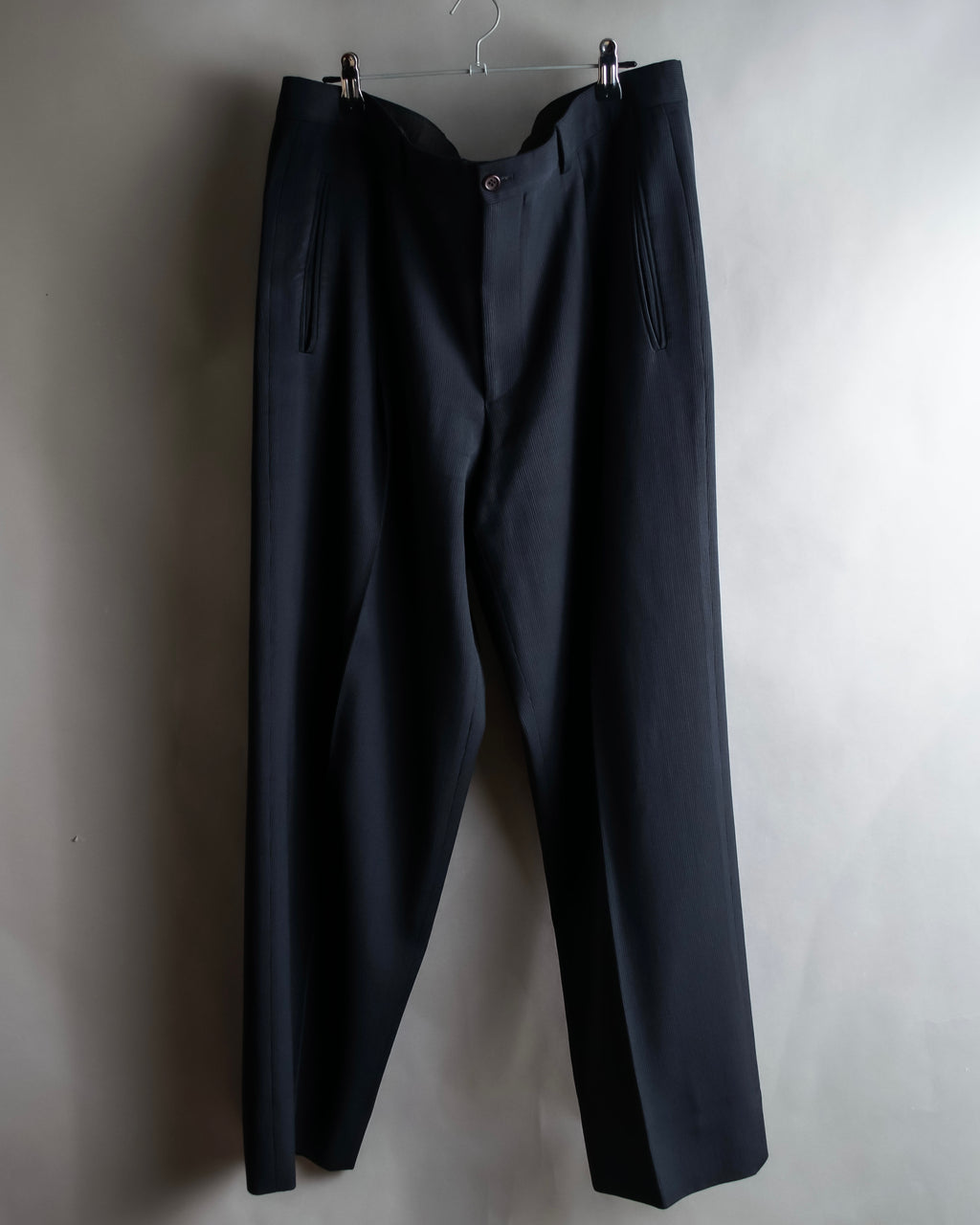 "GIORGIO ARMANI" Beautiful drape navy wool set up