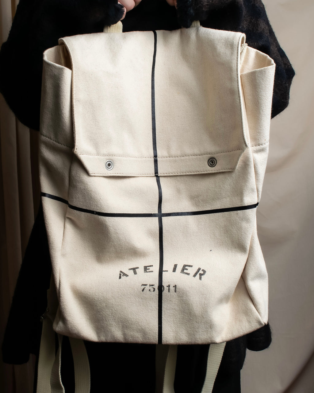 "MAISON MARGIELA" Atelier 75011 design canvas large bag