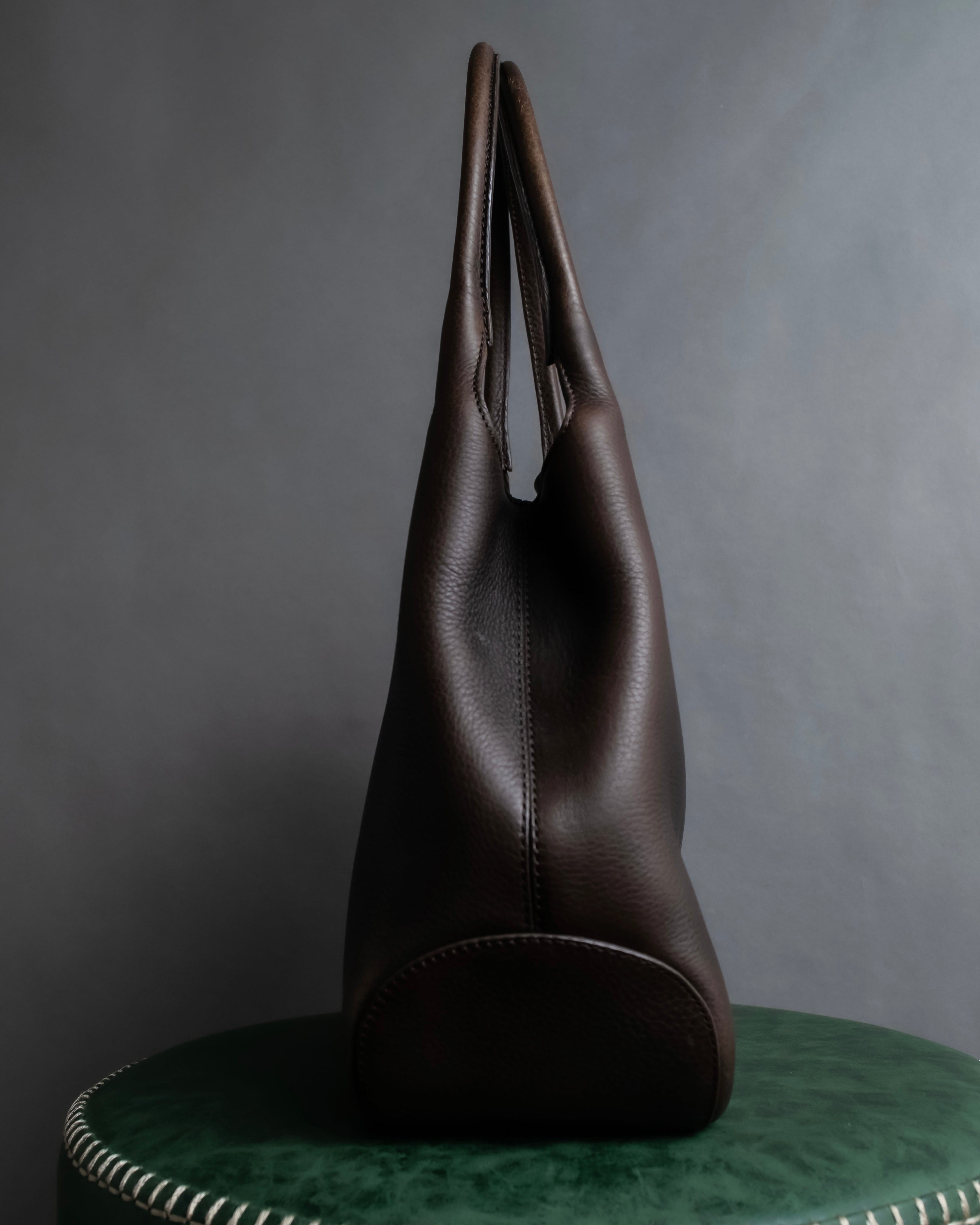 "Sergio Rossi" Flexible leather one-handle bag