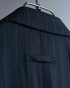 "JEAN PAUL GAULTIER HOMME"
Oversized shadow stripe set up