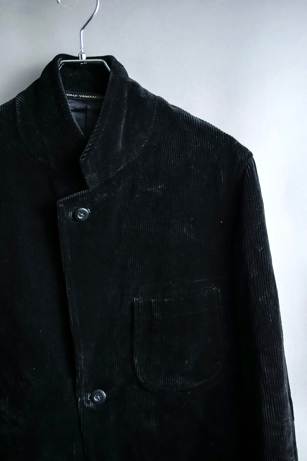 “Y’s for men” beautiful black corduroy single tailored jacket