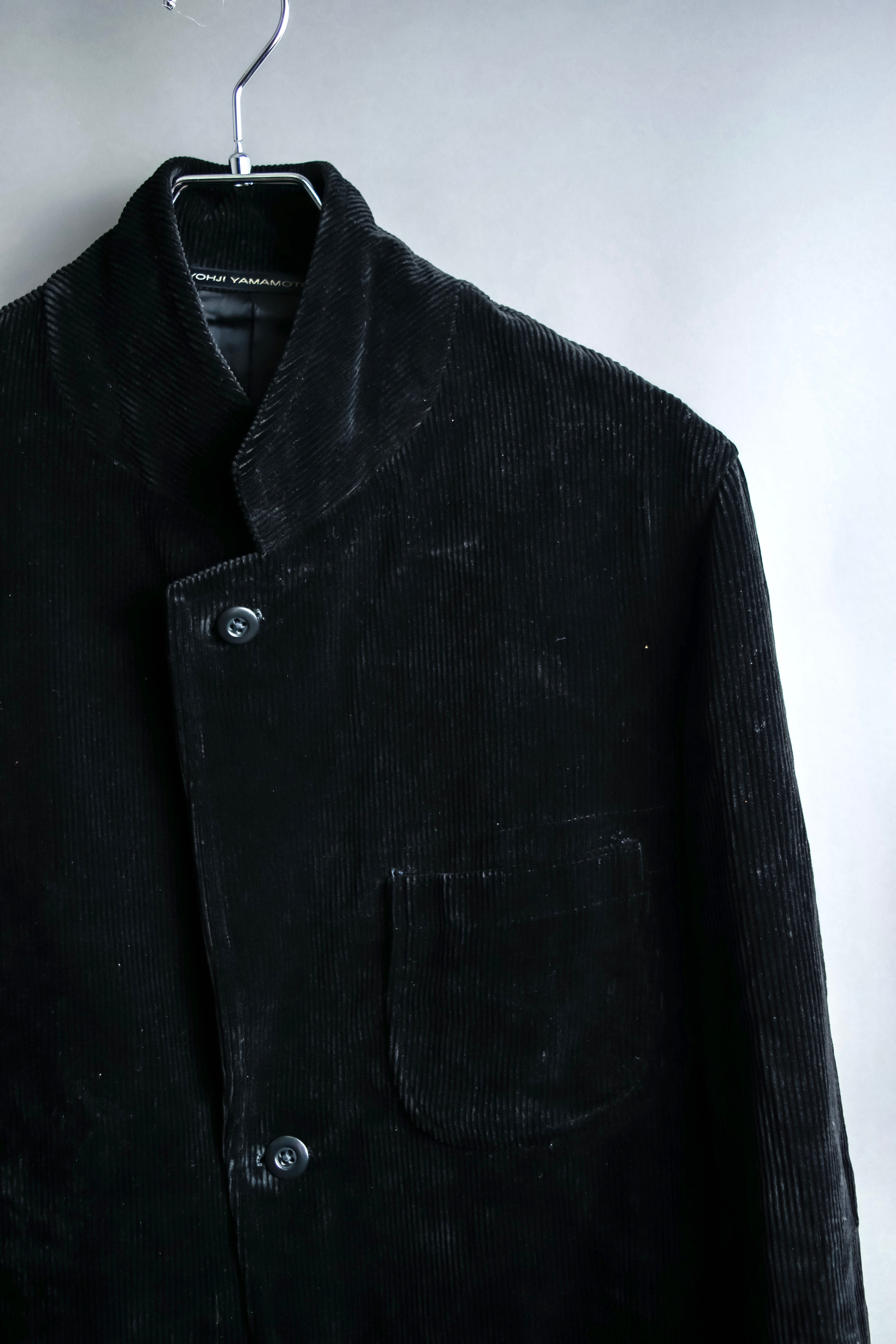 “Y’s for men” beautiful black corduroy single tailored jacket
