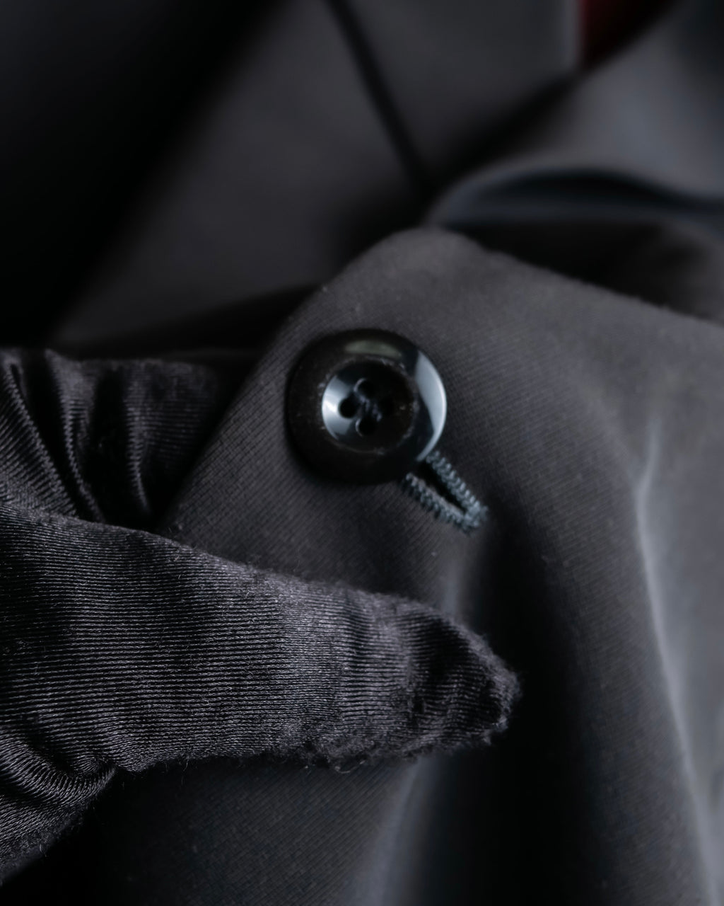 "TOSSARI" Shiny hidden zipper design tailored jacket