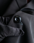 "TOSSARI" Shiny hidden zipper design tailored jacket