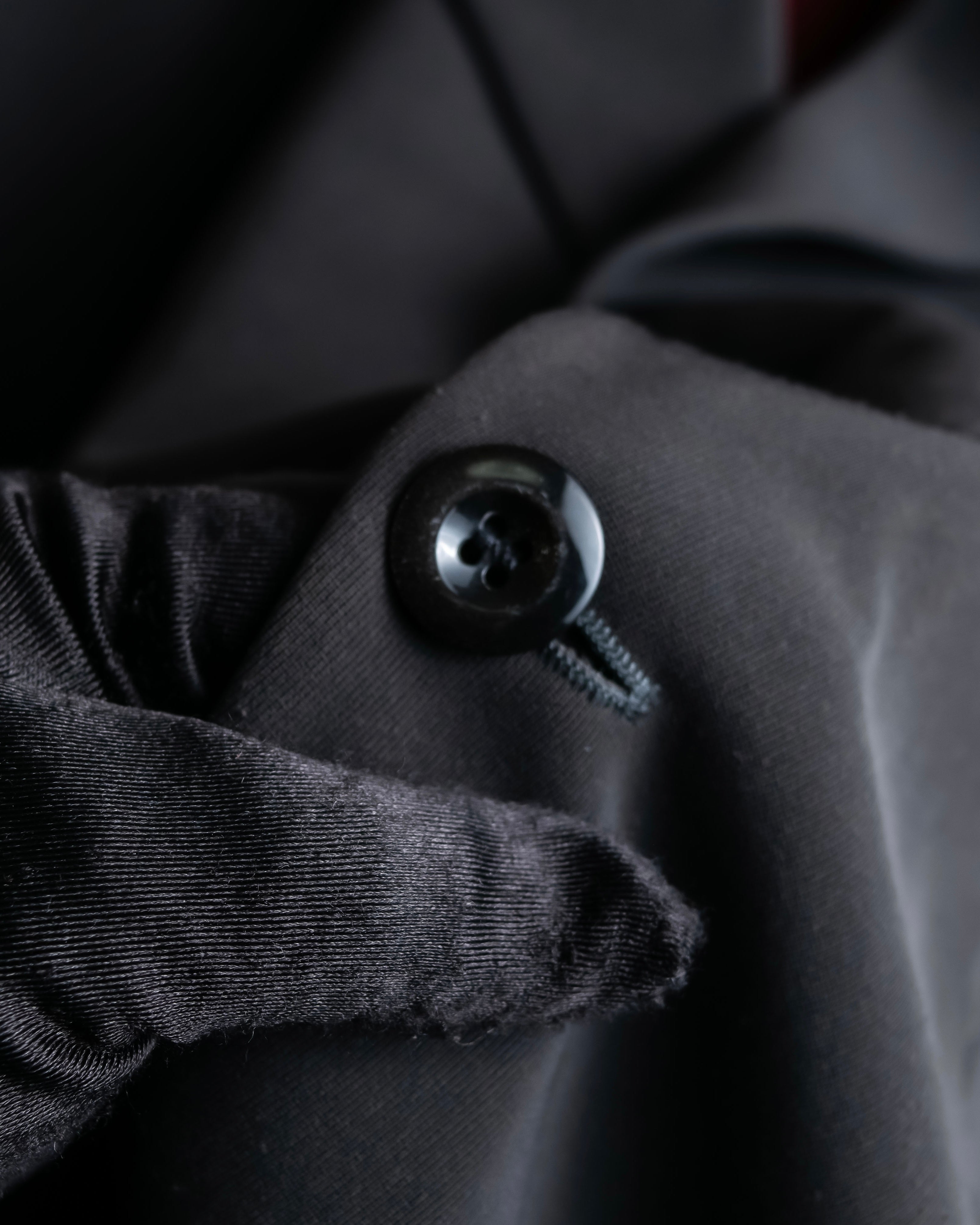 "TOSSARI" Shiny hidden zipper design tailored jacket