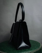 "Salvatore Ferragamo" 90’s-00’s Archive shoe embossed leather shoulder bag