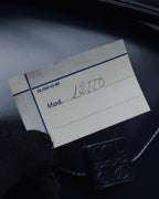 "LOEWE" Anagram logo engraved bicolor leather square bag