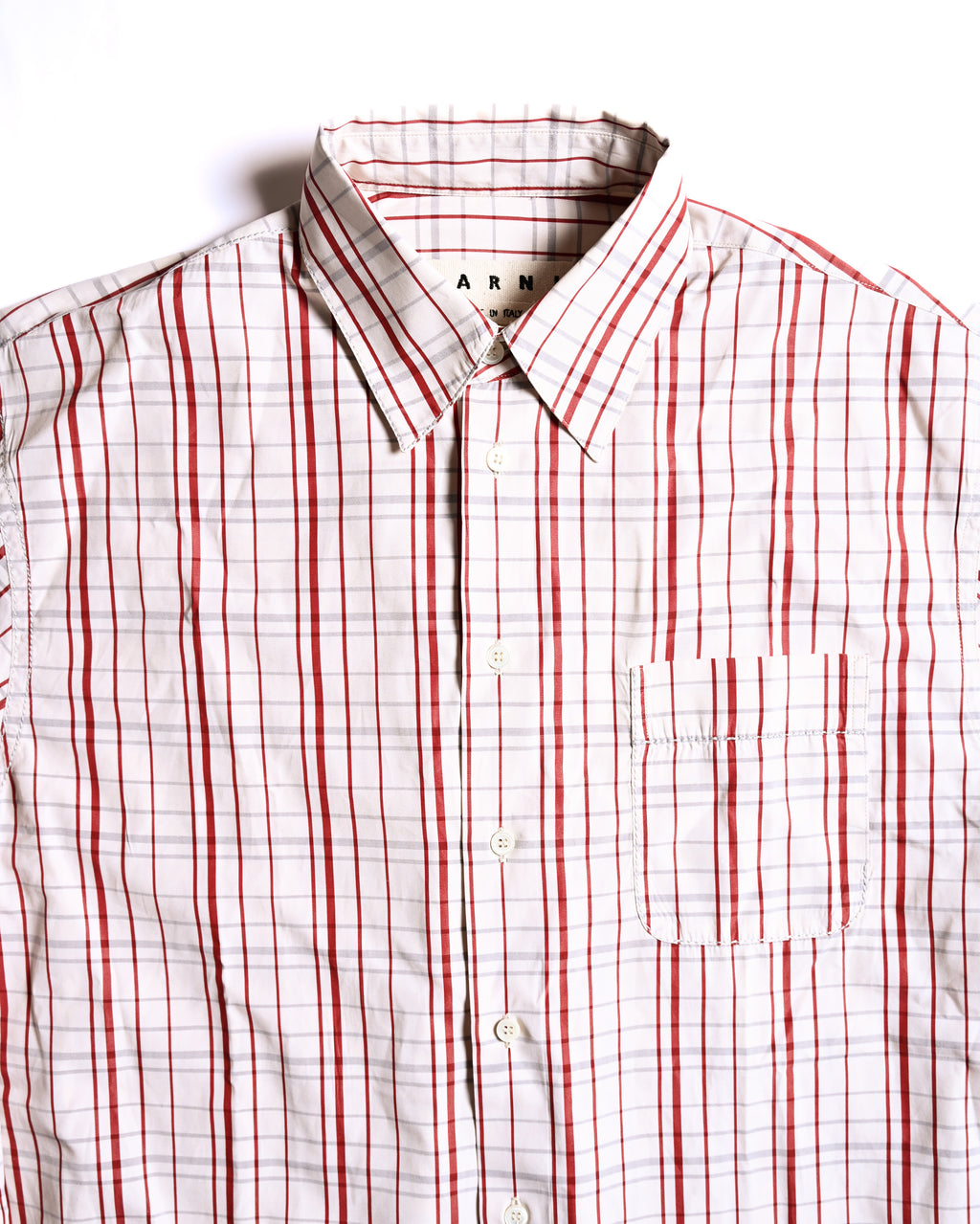 MARNI/ 2018 Oversized Plaid Pattern Cotton Shirt