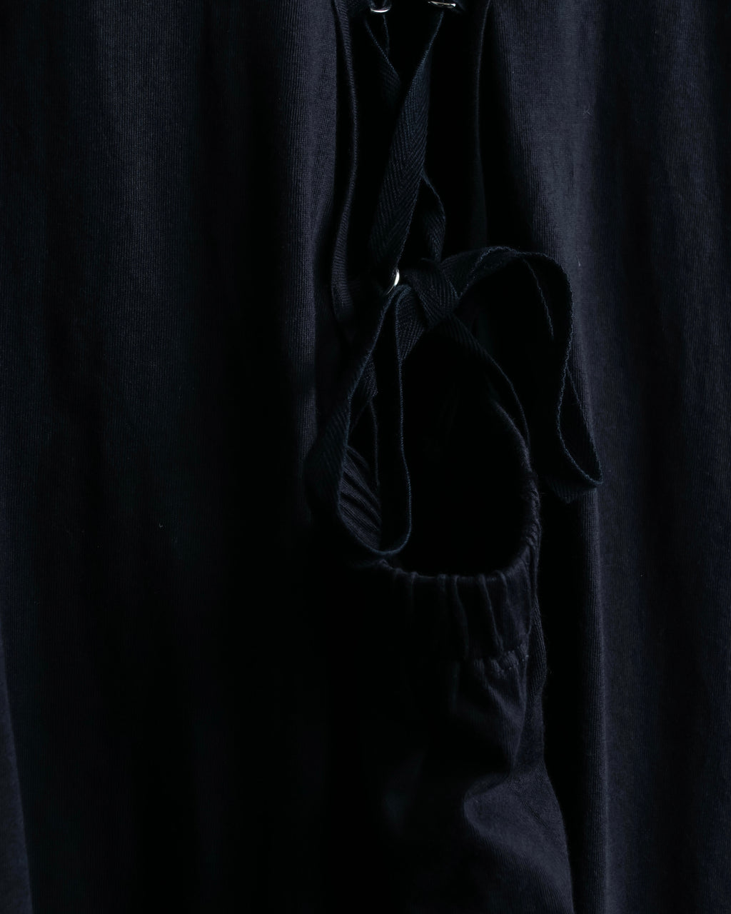 “N°21” Lace up designed no sleeves one piece