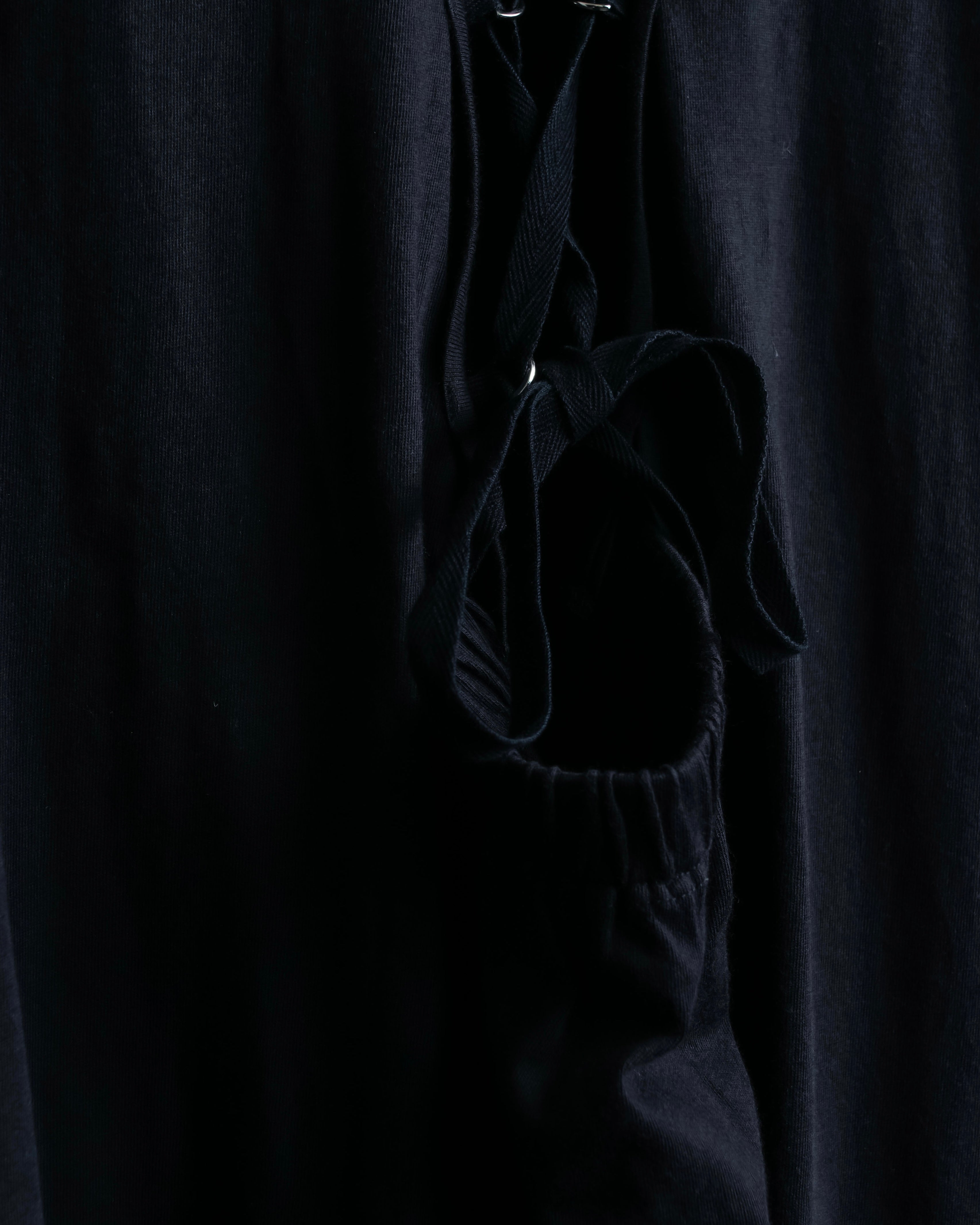 “N°21” Lace up designed no sleeves one piece