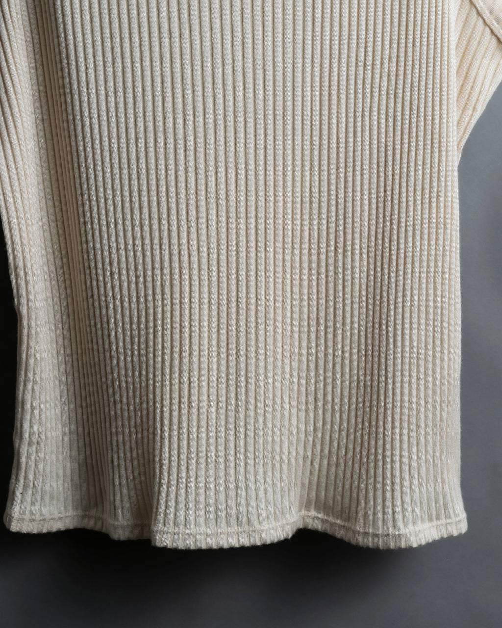 “Jean Paul Gautier” Double belted shoulder designed tank top