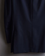 "HERMES" Pinstripe relaxed tailored jacket