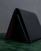 "LOEWE" Anagram logo engraved leather card case