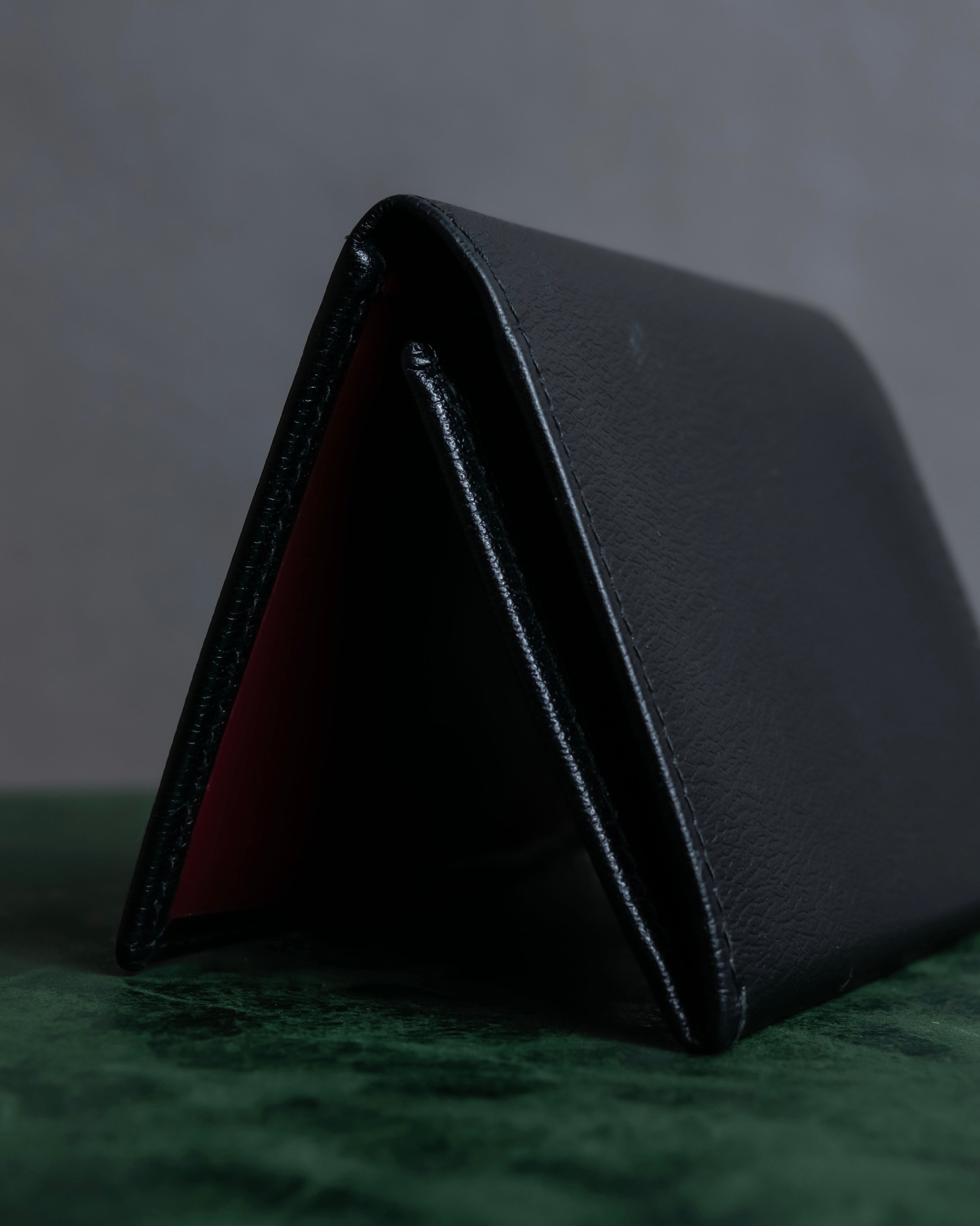 "LOEWE" Anagram logo engraved leather card case