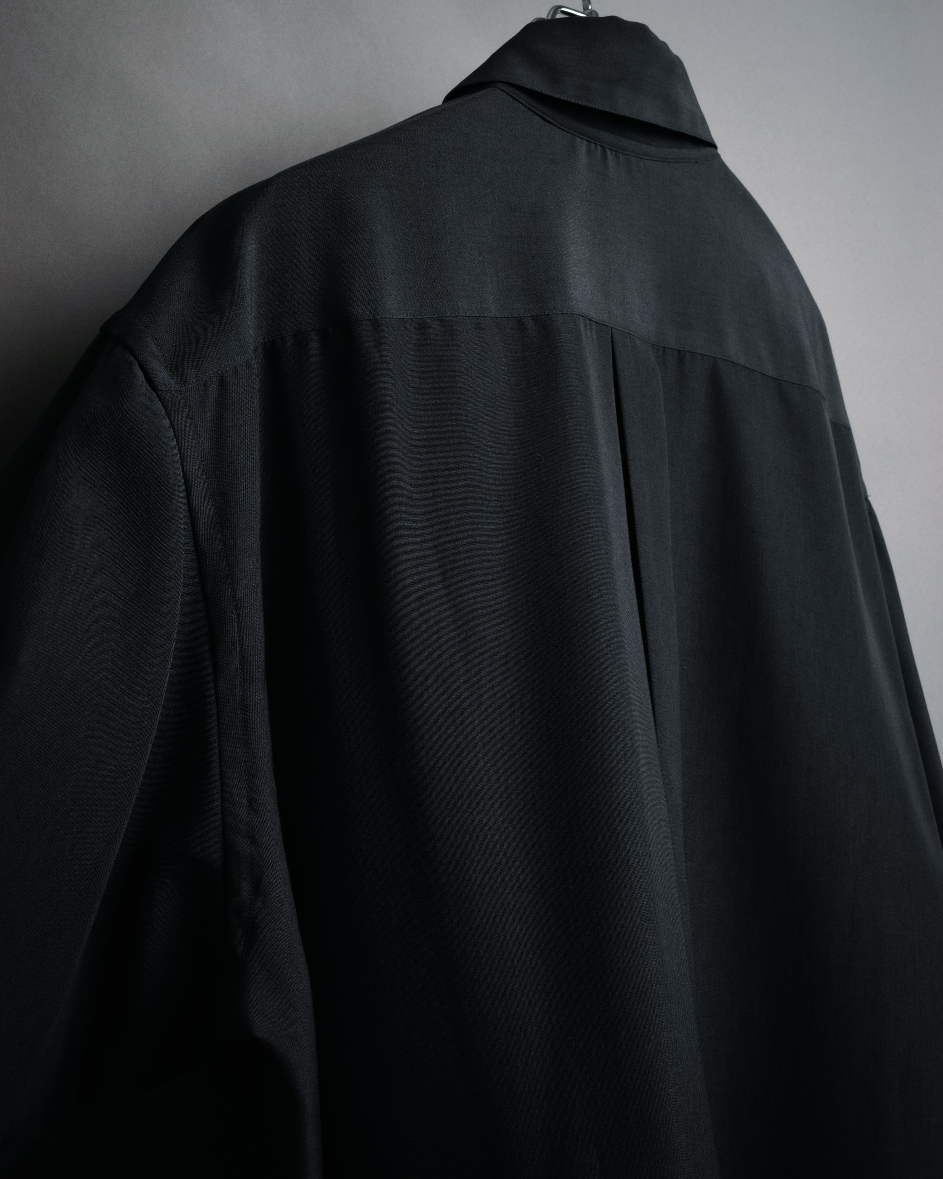 -SPECIAL- “Yohji Yamamoto POUR HOMME” 95AW Oversized draped dress shirt