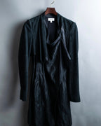 "HELMUT LANG" wrapped leather coat