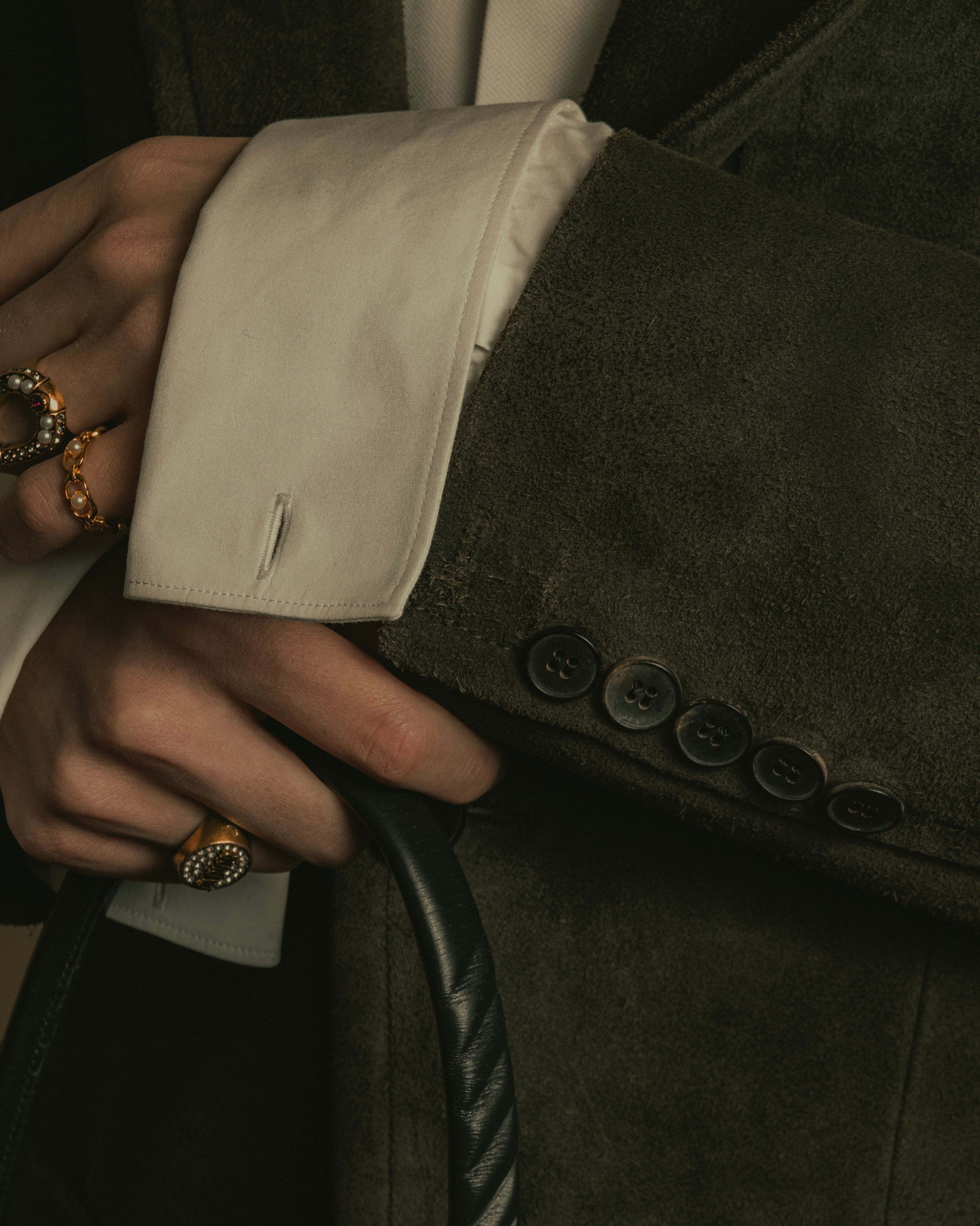 -SPECIAL- "GUCCI" 90’s Tom ford design suede tailored jacket