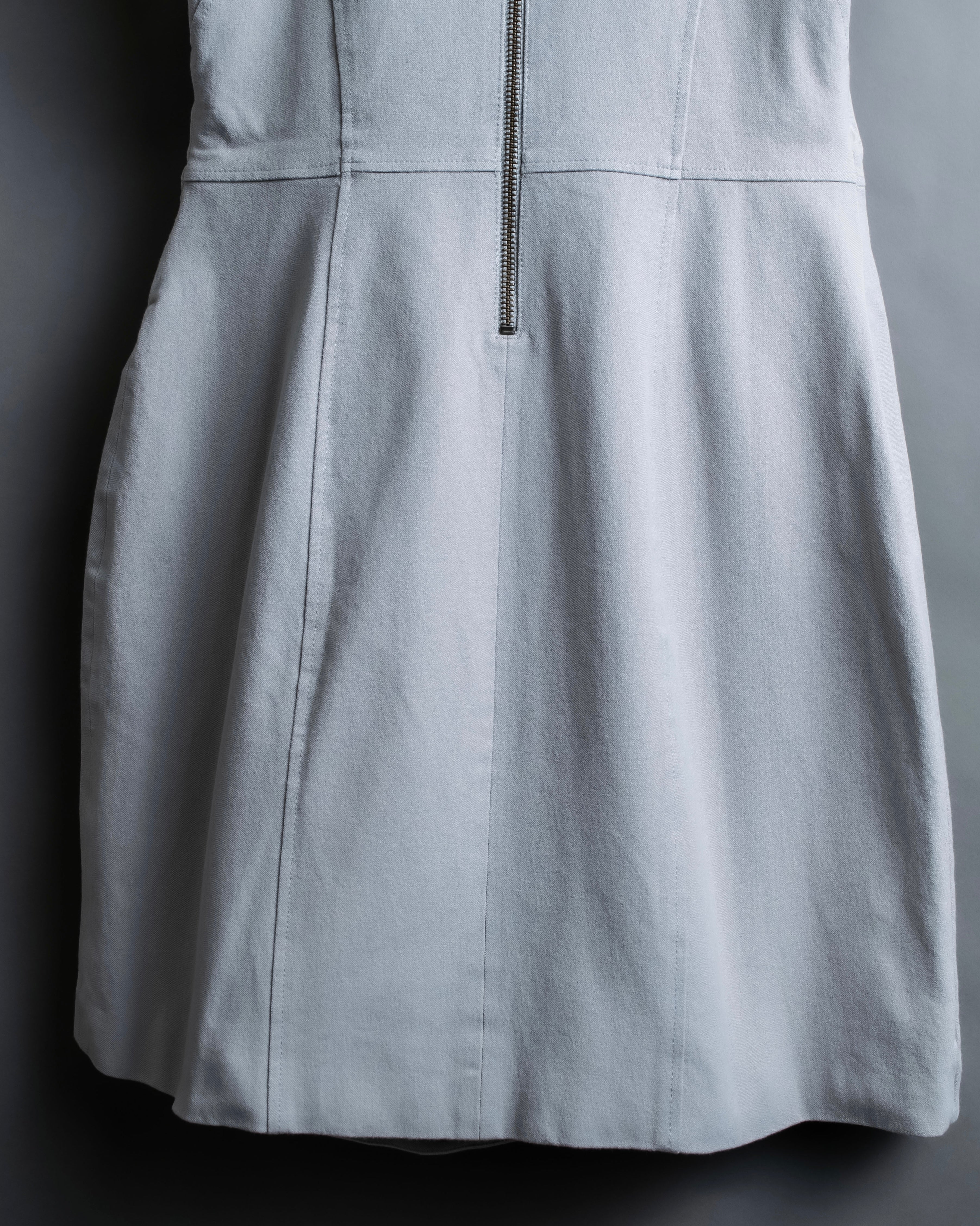 “Helmut Lang” Asymmetry designed v neck one piece