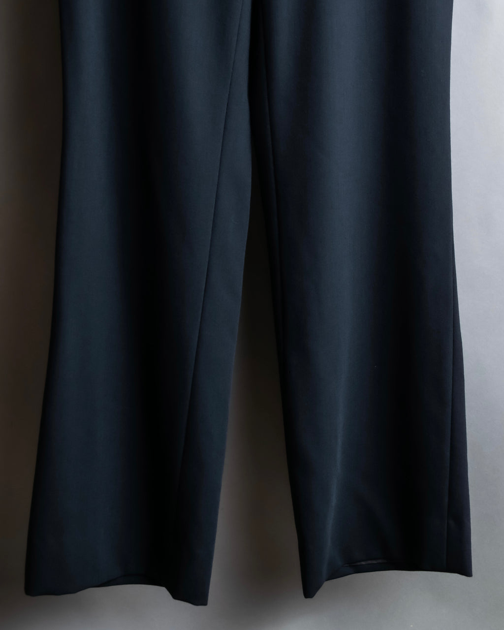 "BURBERRY Blue Label"  100% wool slightly flared silhouette slacks