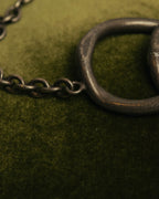 -SPECIAL- “Jean Paul Gaultier” 90’s-00’s sculptural metal ring necklace