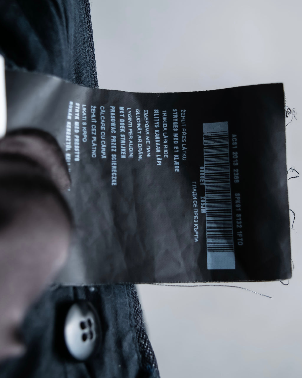 "PRADA" Wool cotton mix navy blue slacks